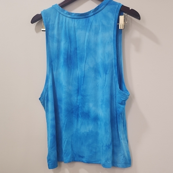 Juicy Couture Blue Muscle Tee with Tie-Dye Effect - Picture 5 of 10